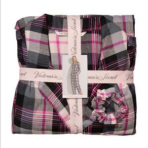 Victoria’s Secret long flannel PJ set